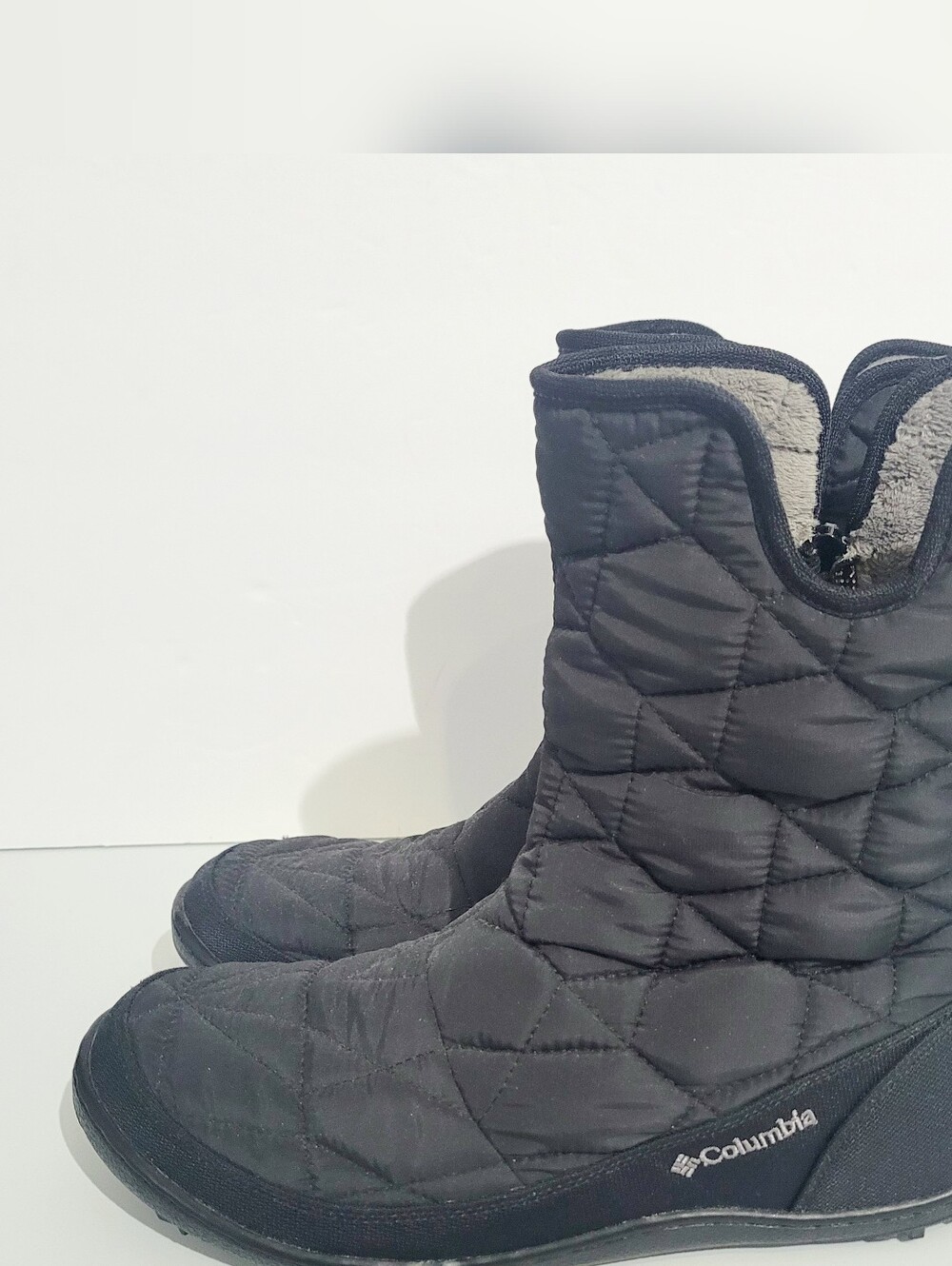Columbia Omni-Heat Waterproof Winter Snow Boots Women's US 9 Black 200g Insulate - Picture 2 of 13